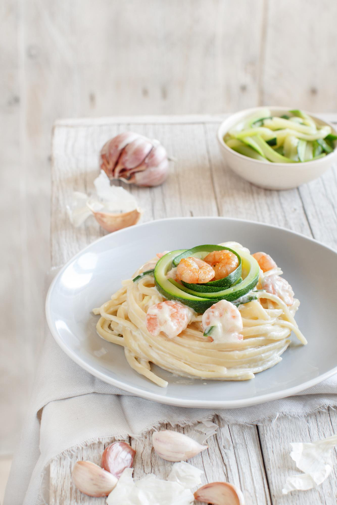 Tagliatelle Gamberetti e Avocado